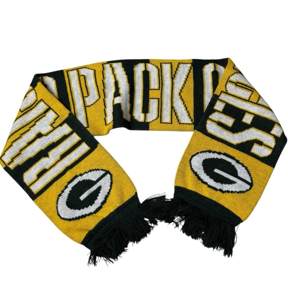 Green Bay Packers Scarf Go Pack Go Raise your voices